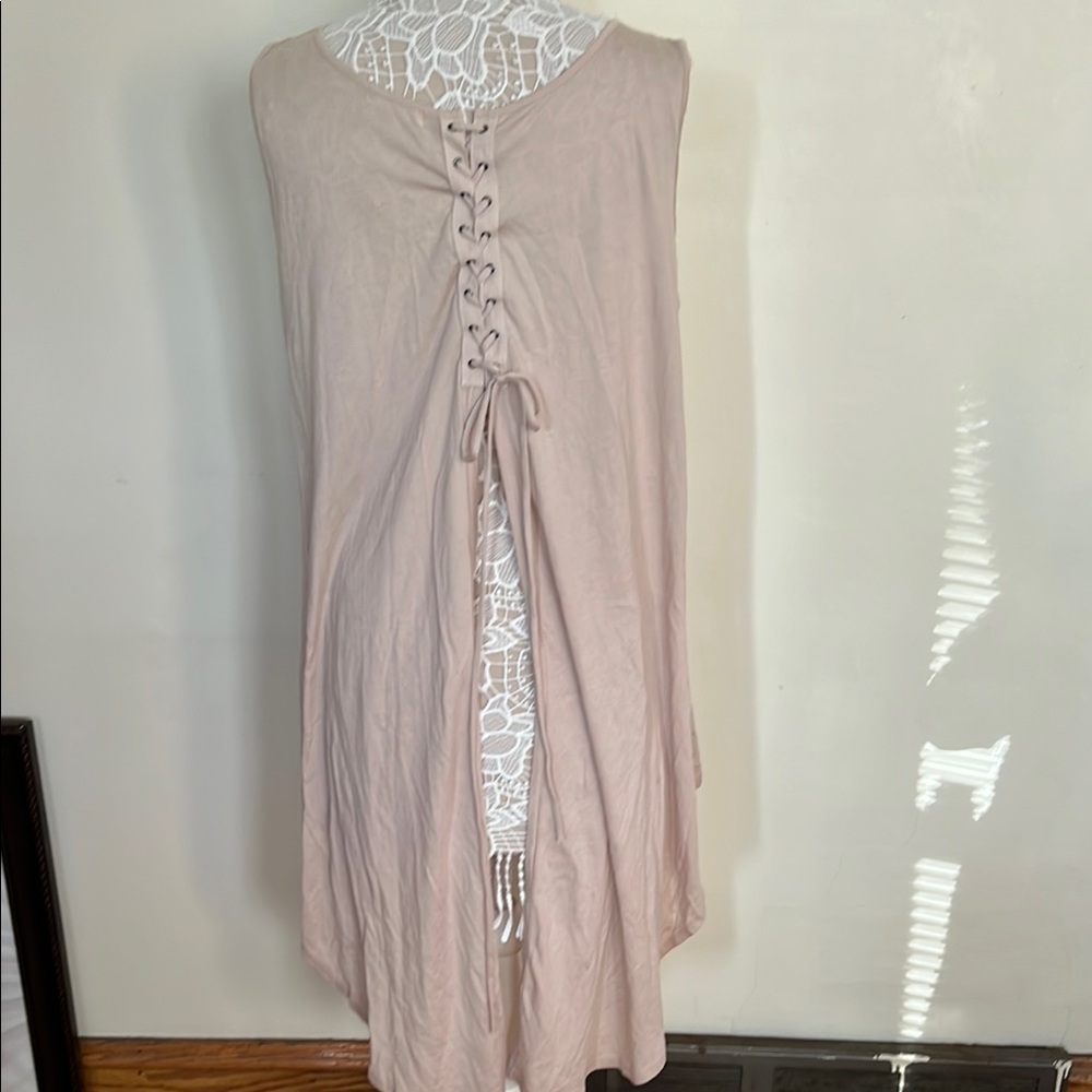 Maronie Beige Lace Top